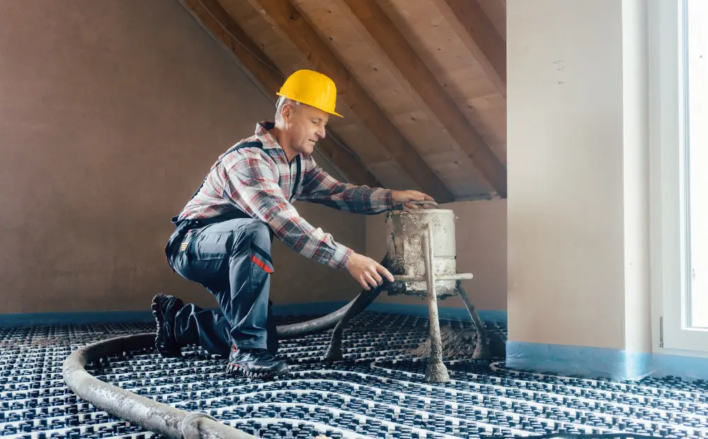 Installateur für fußbodenheizung